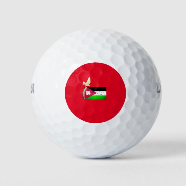 Pelotas De Golf Diseños de la sandía en apoyo de Palestina (Anverso)
