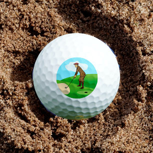 Pelotas De Golf Disparo por Duffer golpeado por el pánico