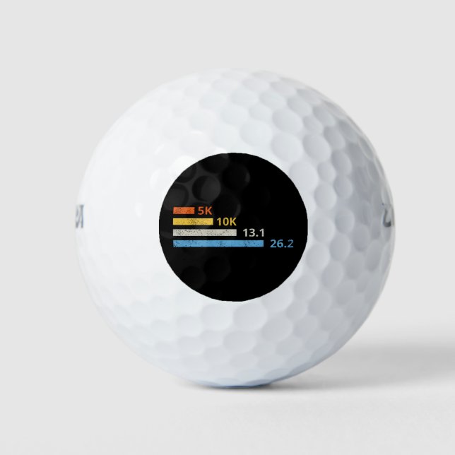 Pelotas De Golf Distancias de funcionamiento I - 5K 10K 13.1 26.2  (Anverso)