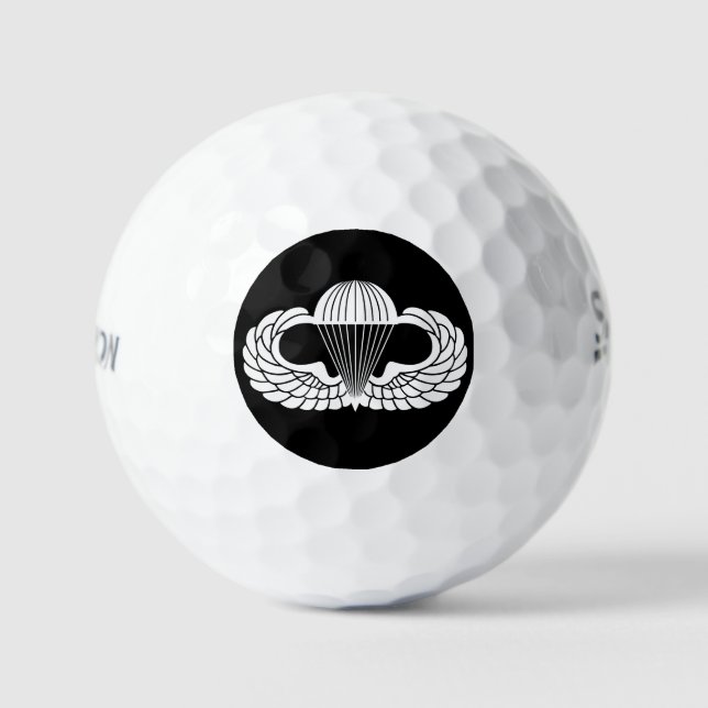 Pelotas De Golf distintivo de paracaidista (Anverso)