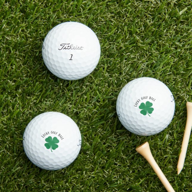 Pelotas De Golf Diversión clásica de cuatro hojas de la "Lucky Gol (Césped in situ)