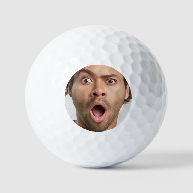 Pelotas De Golf Diversión con Fotos Personalizadas (Anverso)