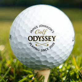 Pelotas De Golf Diversión de nombre personalizado Odyssey Golf