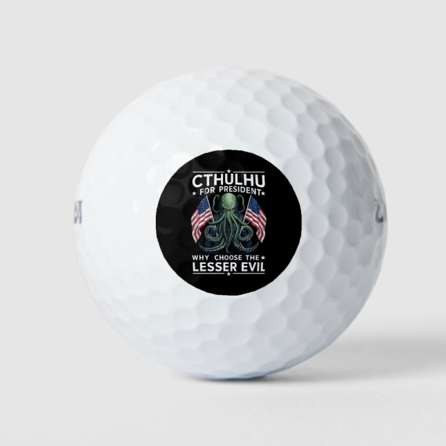 Pelotas De Golf Divertidas elecciones presidenciales de 2024 (Anverso)