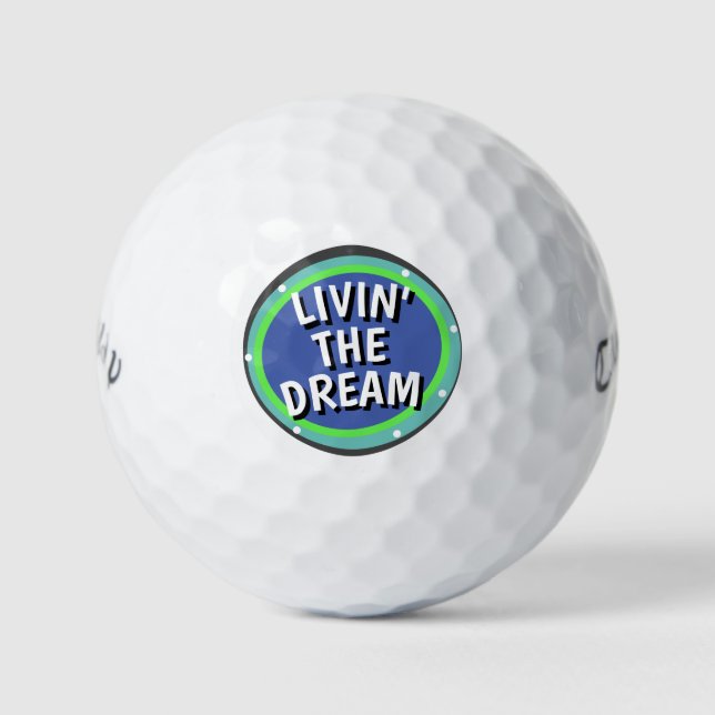 Pelotas De Golf Divertido baile de golf (Anverso)