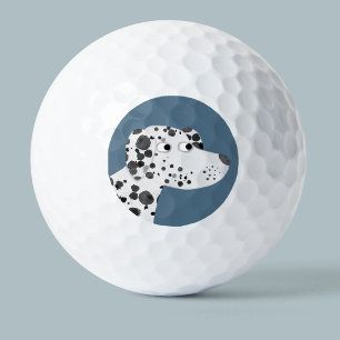 Pelotas De Golf Divertido perro dalmatian