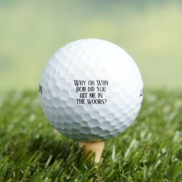 Pelotas De Golf Divertido Personalizado