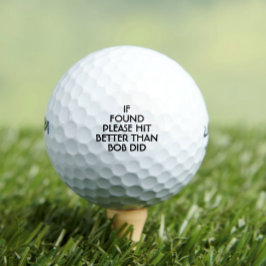 Pelotas De Golf Divertido Personalizado