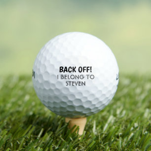 Pelotas De Golf Divertido rechazo personalizado