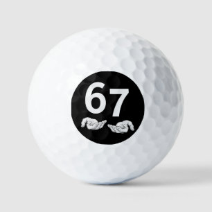 Pelotas De Golf Divertido Seis Siete 6 7 Meme Gen Alfa Argot 6 7 M