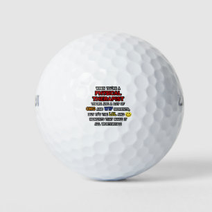Pelotas De Golf Divertido Terapia Física ... OMG WTF LOL