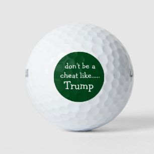Pelotas De Golf Divertido Trump Hace Trampa En El Golf