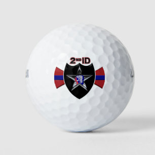 Pelotas De Golf División de Infantería 2 “División Indianhead” Per