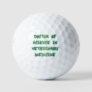 Pelotas De Golf Doctor en Ciencias Veterinarias
