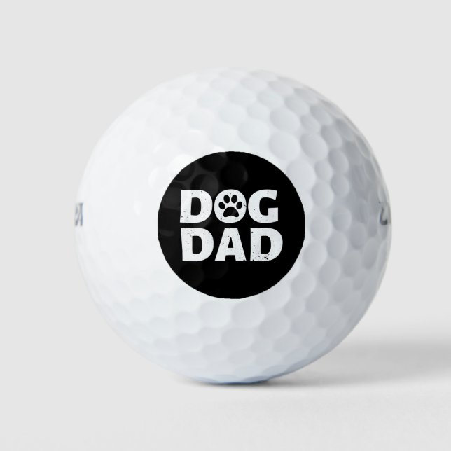 Pelotas De Golf Dog Dad (Anverso)