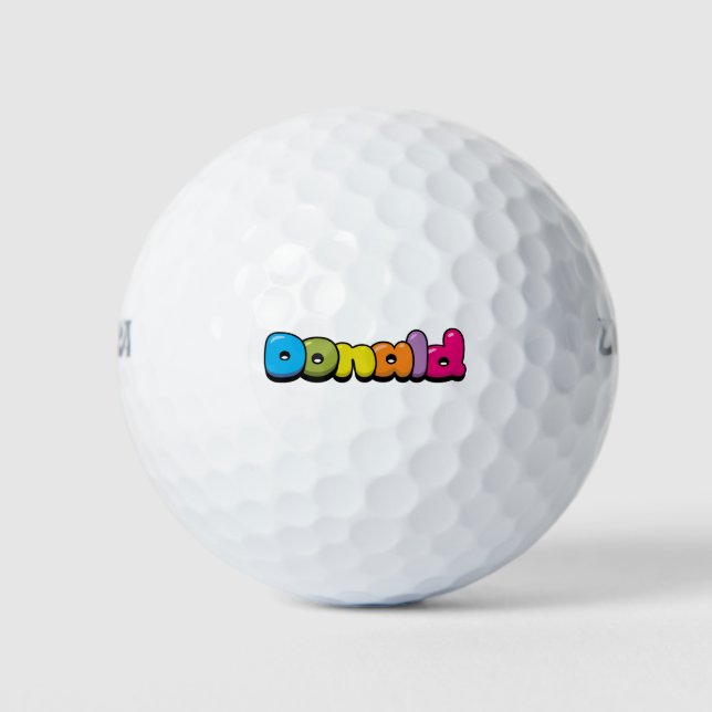 Pelotas De Golf Donald (Anverso)