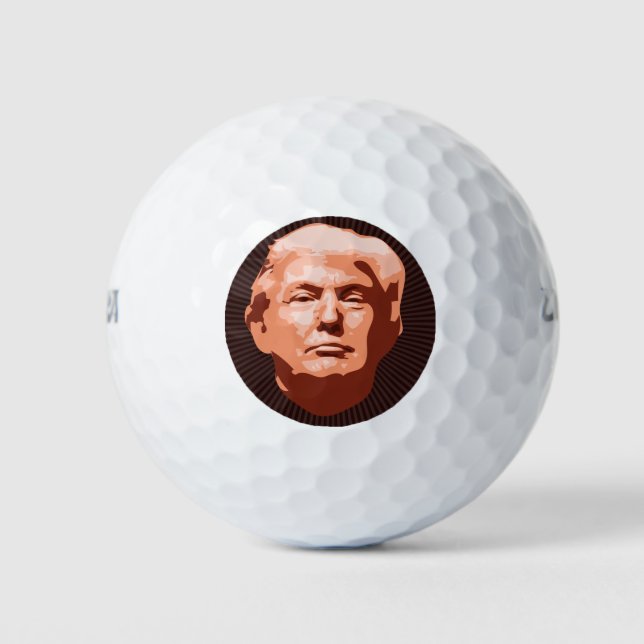 Pelotas De Golf Donald Trump (Anverso)