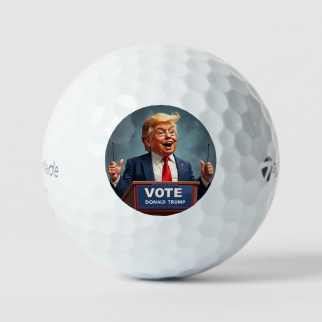 Pelotas De Golf Donald Trump (Anverso)