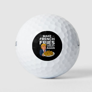 Pelotas De Golf Donald Trump 2024 Haz que la papa frita sea grande