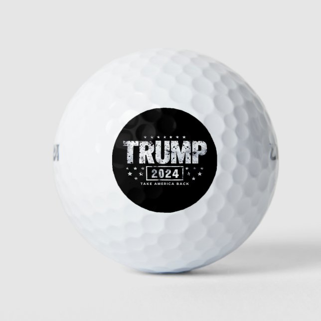 Pelotas De Golf Donald Trump 2024 retrotrae a Estados Unidos a las (Anverso)