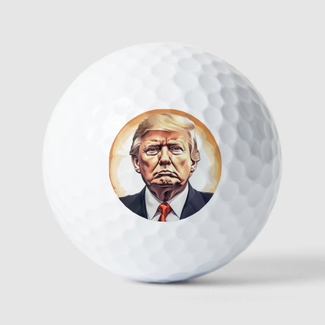 Pelotas De Golf Donald Trump 2024 retrotrae a Estados Unidos a las (Anverso)