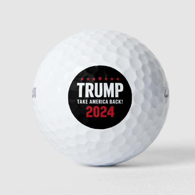 Pelotas De Golf Donald Trump 2024 retrotrae a Estados Unidos a las (Anverso)