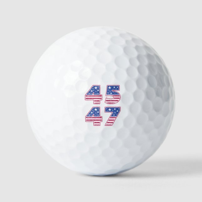 Pelotas De Golf Donald Trump 45-47 (Anverso)