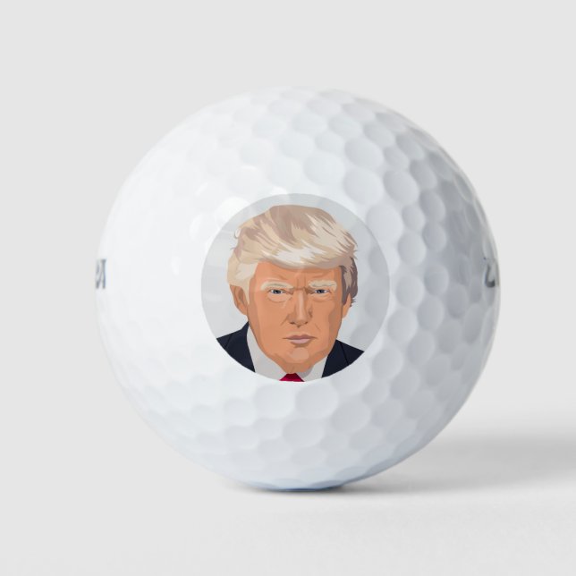 PELOTAS DE GOLF DONALD TRUMP GOLF BALS (Anverso)