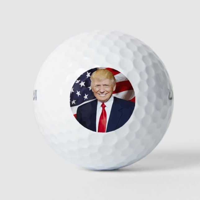 PELOTAS DE GOLF DONALD TRUMP GOLF BALS (Anverso)