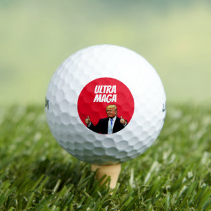 PELOTAS DE GOLF DONALD TRUMP ULTRA MAGA GOLF BALS