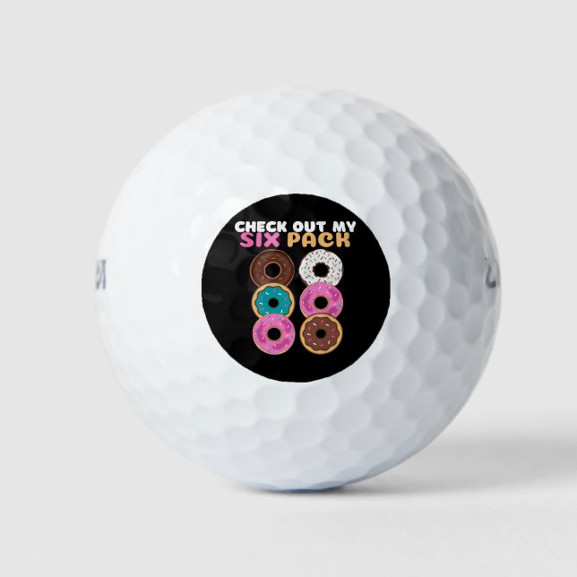 Pelotas De Golf Donut Funny (Anverso)