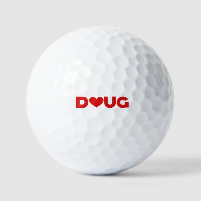 Pelotas De Golf Doug Love (Anverso)