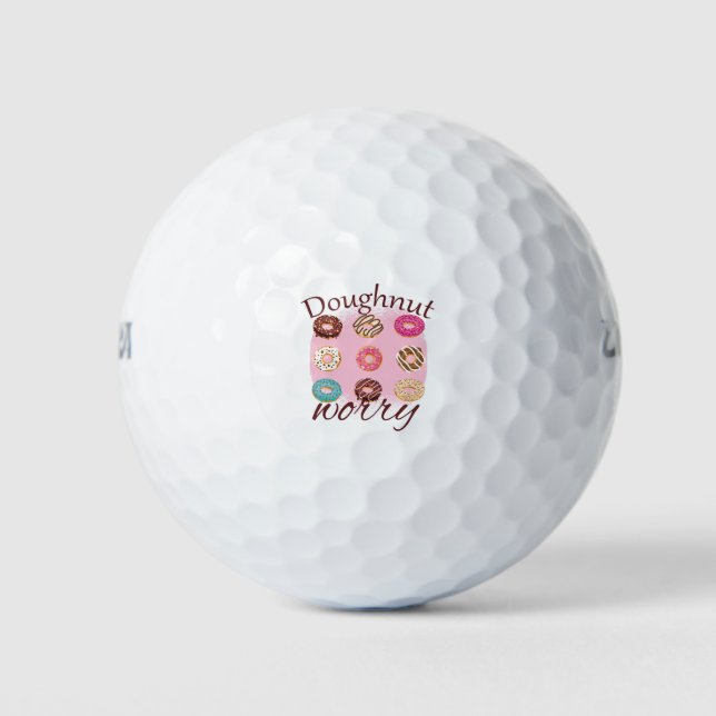Pelotas De Golf Doughnut Worry (Anverso)