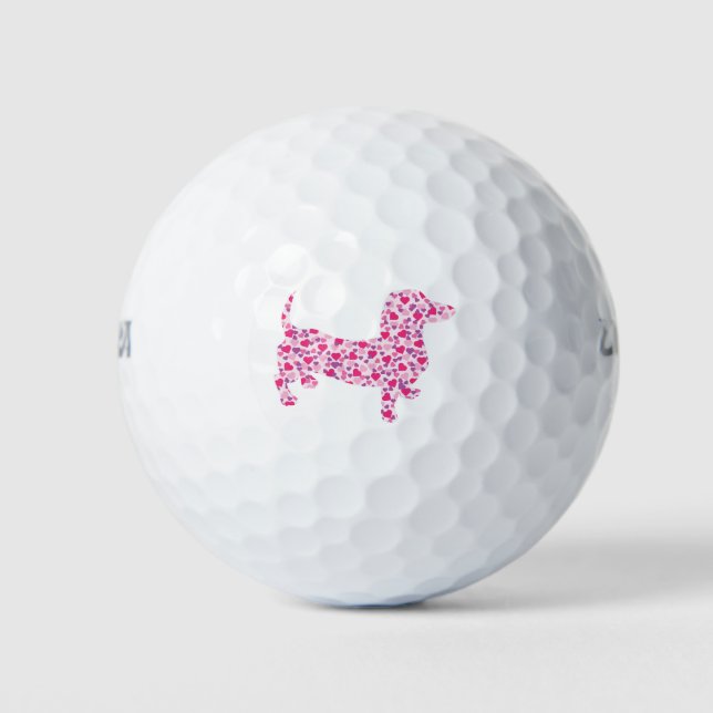 Pelotas De Golf DOXIE-Hearts (Anverso)