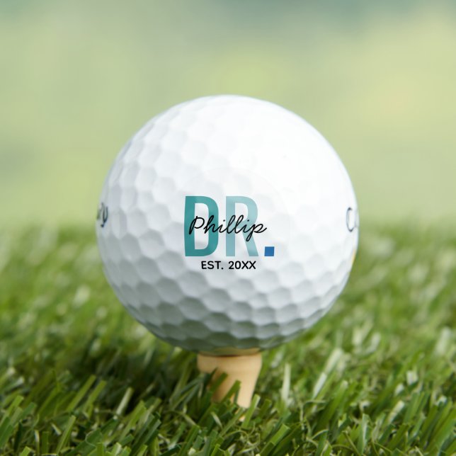 Pelotas De Golf DR Apreciación personalizada del Médico de nombre  (Camiseta in situ)