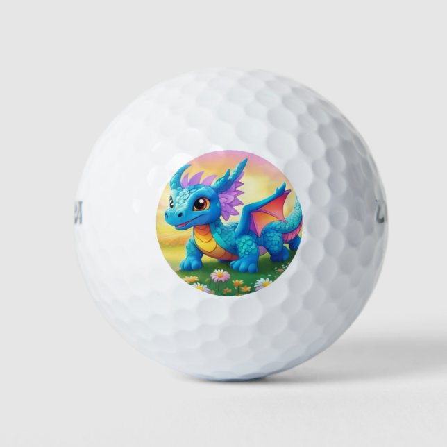 Pelotas De Golf Dragón (Anverso)