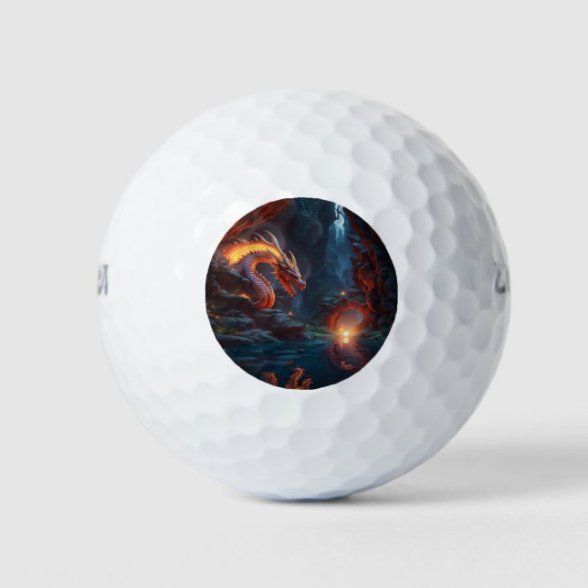 Pelotas De Golf Dragón (Anverso)