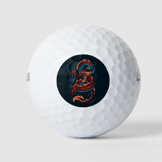 Pelotas De Golf Dragón (Anverso)