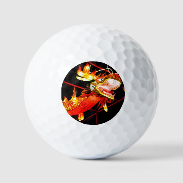 Pelotas De Golf Dragón de fuego Zhulong (Anverso)