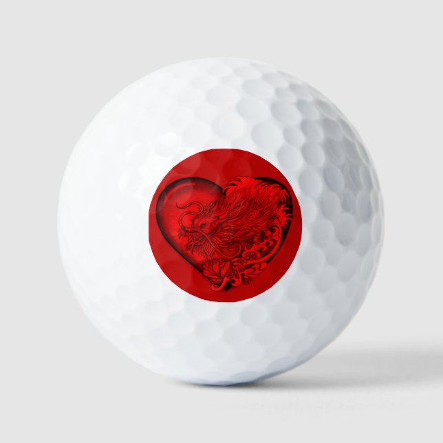 Pelotas De Golf Dragon Heart (Anverso)