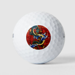 Pelotas De Golf Dragón japonés - Buena fortuna
