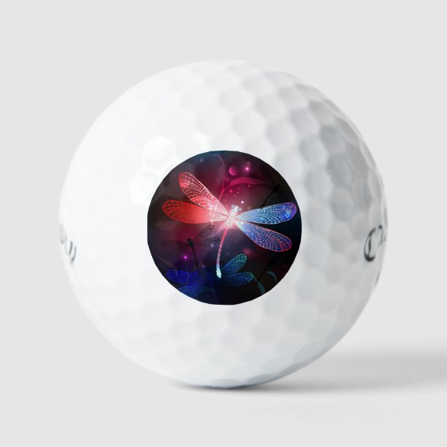 Pelotas De Golf Dragón rojo (Anverso)