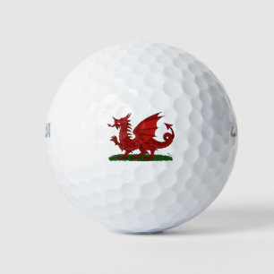 Pelotas De Golf Dragón Rojo de Gales