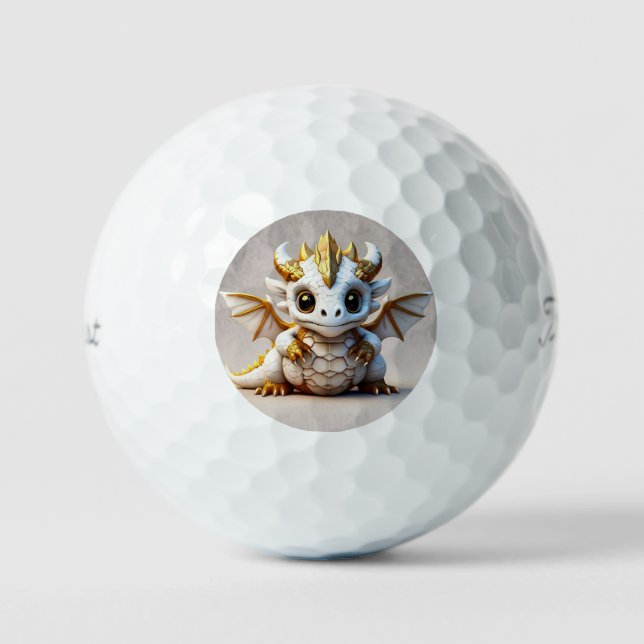 Pelotas De Golf "Dragon Skull Art" (Anverso)
