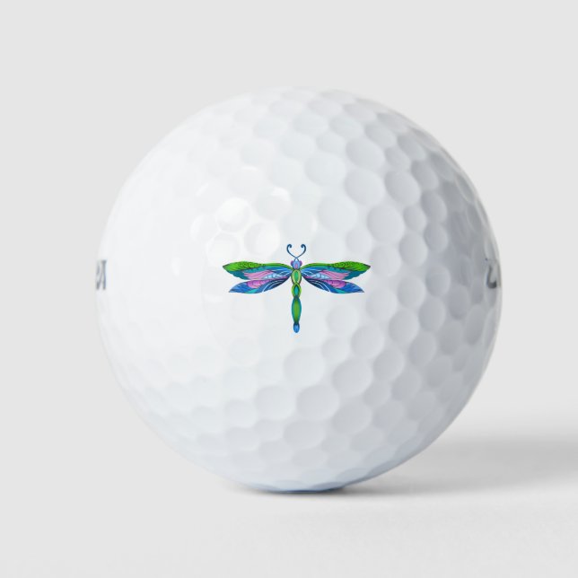 Pelotas De Golf Dragonfly colorido (Anverso)
