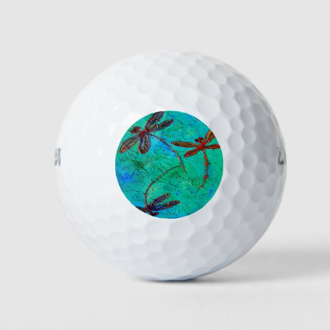 Pelotas De Golf Dragonfly Dance Golf Balls (Anverso)