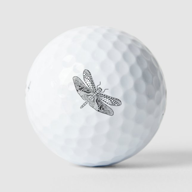 Pelotas De Golf Dragonfly Zendoodle (Anverso)
