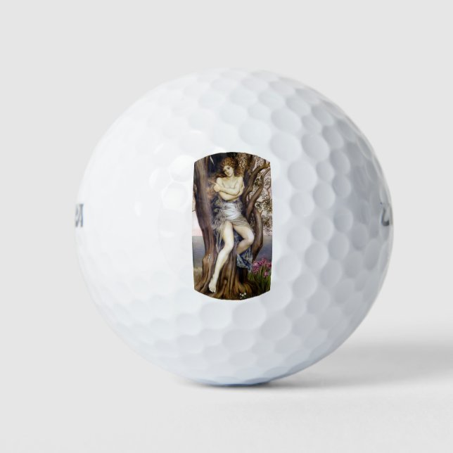 Pelotas De Golf Dryad (Hermoso árbol Nymph) (Mito griego) (Anverso)