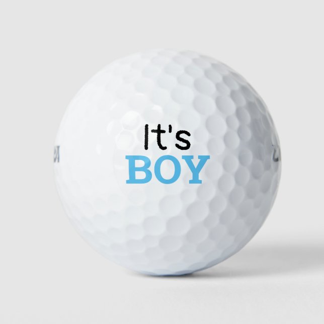 Pelotas De Golf Ducha de bebé de golf es niño (Anverso)