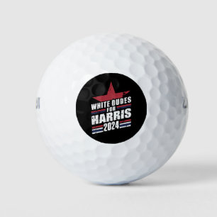 Pelotas De Golf Dudes Blancas Para Kamala Harris 2024